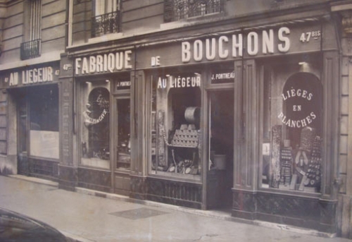 La boutique Au Liegeur de Paris en 1887